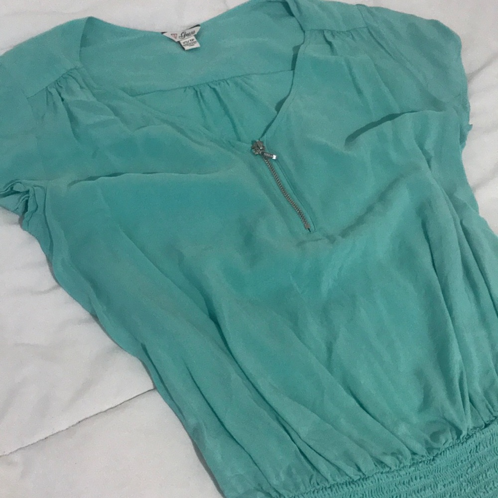 Guess XS blouse. Teal color